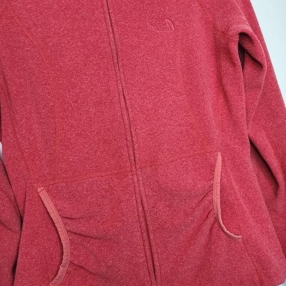 The North Face Terrycloth Full Zip Hoodie Jacket Polartec Small - Picture 3 of 13